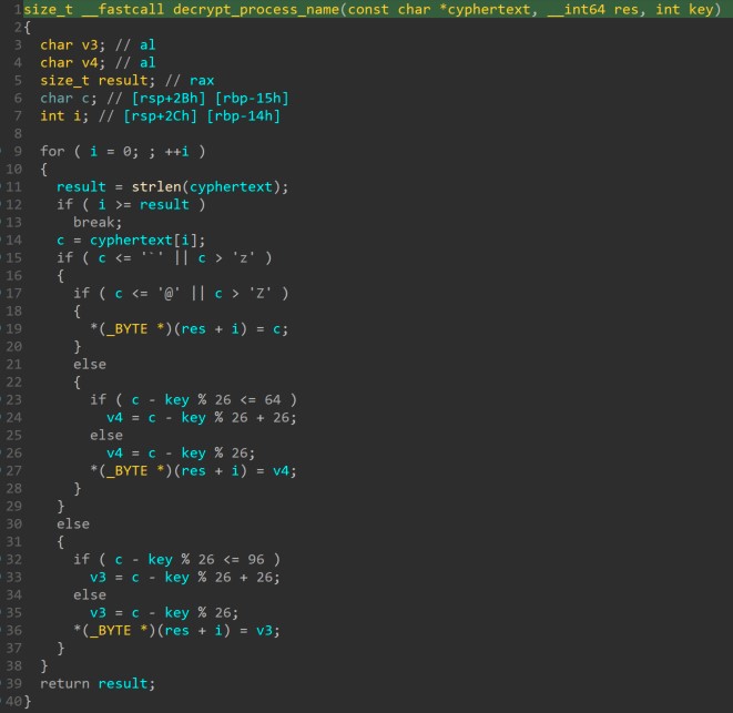 rot13 implementation
